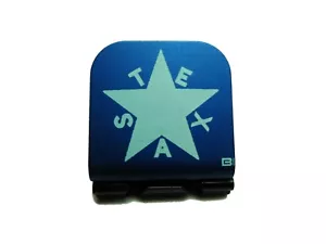 Republic Of Texas Flag Laser Etched Aluminum Hat Clip Brim-it - Picture 1 of 9
