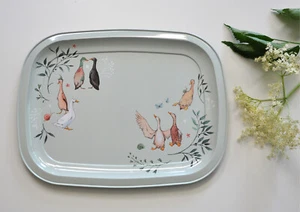 Enten / Wiesengeschnatter - Tablett aus Blech - Bild 1 von 2