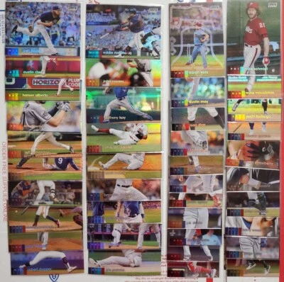 (40) Card Lot 2020 Topps Stadium Club Chrome Baseball Refractor No Duplicates! - Image 1 of 4