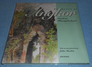 An Artist At Angkor Somboon Phuangdorkmai Cambodian Ruins Art Book HC/DJ 1996 VG - Picture 1 of 8