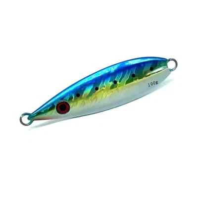 Slow Pitch Fall Vertical Jig Lure 100g,160g,200g Grouper Snapper Fishing Jigging - Image 1 of 4