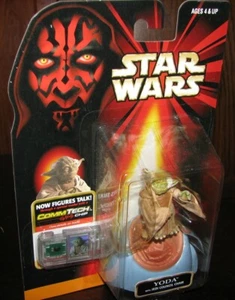 Star Wars Episode 1 YODA with Council Chair  Commtech Chip Action Figure - Picture 1 of 9
