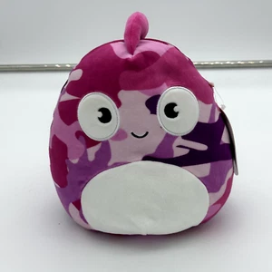 Squishmallow 8" Bronte The Chameleon Pink Camo Camouflage Plush NWT - Picture 1 of 6