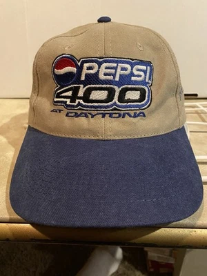 De colección 1998 Pepsi 400 NASCAR Sombrero Nuevo con Etiquetas Inaugural Carrera Nocturna Daytona Gorra Snapback Foto 1 de 4