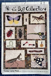 Applikation Quilt Muster The Bug Collection Timber Lane Press 35,25”x46,5” Quilt - Bild 1 von 2