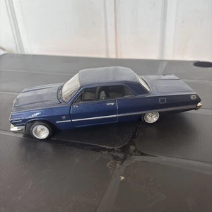 Anson Diecast 1963 Chevy Impala SS Blue 1/32 Scale - Picture 1 of 5
