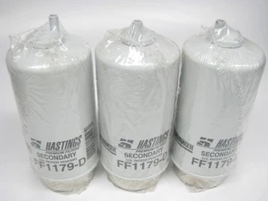 (3) Hastings FF1179-D Fuel Filter For N.H Tractor & Komatsu Forestry - Picture 1 of 3