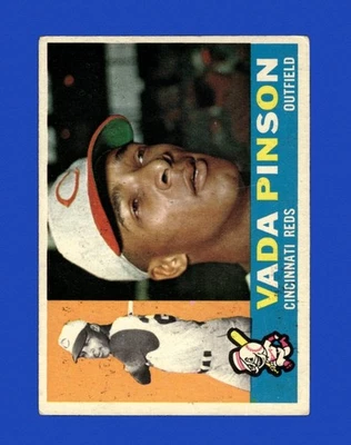 1960 Topps Set-Break #176 Vada Pinson en muy buen estado-en muy buen estado *GMCARDS* Foto 1 de 2