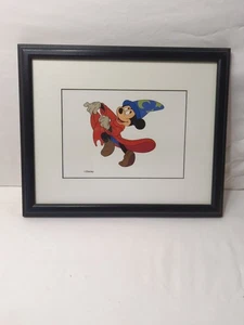Mickey Mouse as the Sorcerer's Apprentice Disney's 1940 film Fantasia Framed Pic - Picture 1 of 6