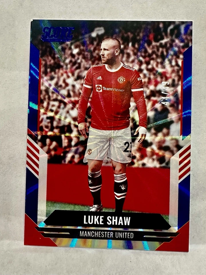 2021-22 Panini Score FIFA Luke Shaw #115 Blue Lasers /49 🔥 - Image 1 of 2