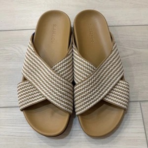 Rothys The Weekend Slide bequeme Damen-Sandalen mit Kreuzriemen Größe 8 - Bild 1 von 4