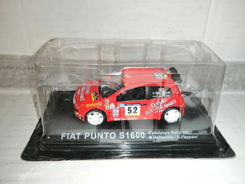 FIAT PUNTO S1600 RALLY CATALUNYA 2001 DE AGOSTINI SCALA 1/43 - Immagine 1 di 1