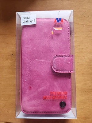 Mybat Samsung Galaxy 8 Case Phone Cover Wallet + Tempered Glass Screen - Image 1 of 4