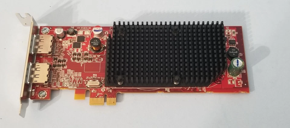 ATI AMD FireMV 2260 256MB PCI-E x1 Dual Display Port Video Card 102B5320100 - Image 1 of 4