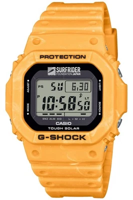 Casio G-SHOCK G-5600SFJ-9JR SURFRIDER FOUNDATION Solar Men Watch New in Box - Image 1 of 2