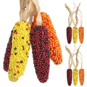 1/3/6/9PCS Artificial Ornamental Corn Decoration Thanksgiving Fall Home Decor - Picture 1 of 17