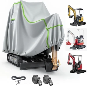 Cubierta para mini excavadora se adapta a modelos de 3000-4000 libras, cubiertas para mini excavadora impermeables - Imagen 1 de 6