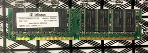 Infineon HYS64V16300GU-7.5-C2 PC133-333-520 128MB Sync 133MHz CL3 SD-RAM Module - Picture 1 of 2