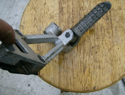 Kawasaki Ninja 600 R 1987 estriba de pasajero trasero Foto 1 de 3