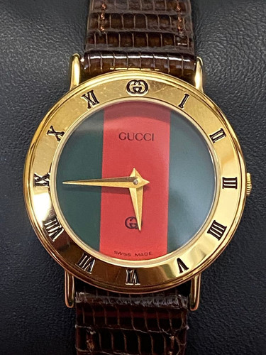 Orologio GUCCI 3000L Shelly Line Quadrante Donna Vintage Swiss Made Quarzo Giappone