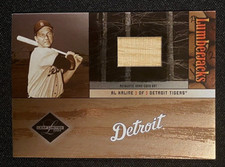 2004 Leaf Limited Lumberjacks #LJ-1 Al Kaline Game-Used BAT 031/100 !!!  TIGERS