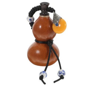 Gourd Bottle Natural Water Flask Hanging Ornaments Empty Wine Gourd Bottle 300ML - Picture 1 of 12