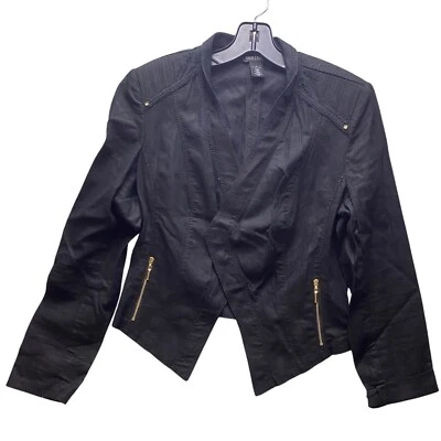 Винтажный Белый дом черный рынок куртка женщин 6 Blazer наплечные подушечки панк - Изображение 1 из 4