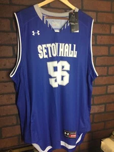 Nueva camiseta de baloncesto auténtica talla XL #56 Under Armour Seton Hall - Imagen 1 de 6