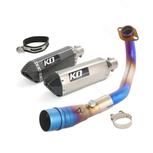 For Yamaha XMAX 250 XMAX 300 2021-2025 Exhaust Front Pipe Mufflers Whole System - Picture 1 of 12