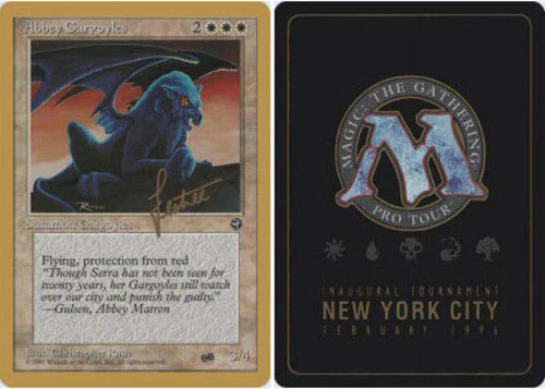 4x Abbey Gargoyles - Sideboard - Bertrand Lestree - 1996 ~ Moderately Played Pro - Image 1 of 1