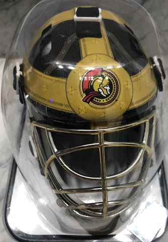 Ottawa Senators Mini Goalie Mask Helmet Franklin Sports BRAND NEW! Cover