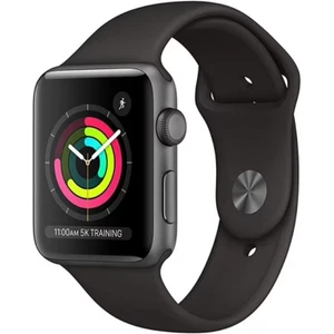 Apple Watch Series 3 - 38mm - Aluminum Space Gray - GPS + Cellular - Fair - Zdjęcie 1 z 1