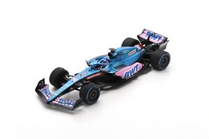 Spark Alpine A522 #14 BWT - Alonso - 7th Monaco GP 2022 1/18. 18S750