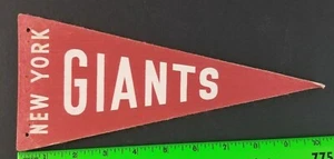 Vintage 1940's New York Giants Baseball Cardboard Pennant - Picture 1 of 2