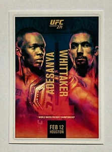 2022 Panini Instant UFC UFC 271 Adesanya vs Whitakker 2 /83 - Picture 1 of 2