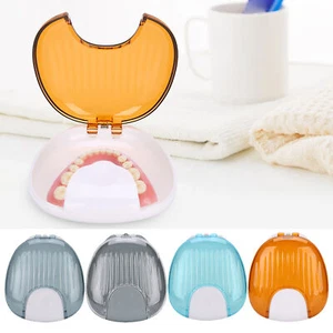 JY Orthodontic Retainer Case Portable Waterproof Mundstück Zahnprothese Box Con - Bild 1 von 13