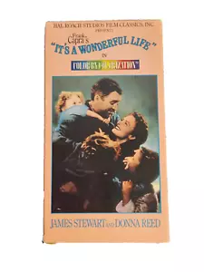 80s It's a Wonderful Life (VHS) Classic Movie, Frank Capra, Donna Reed, James St - Picture 1 of 7