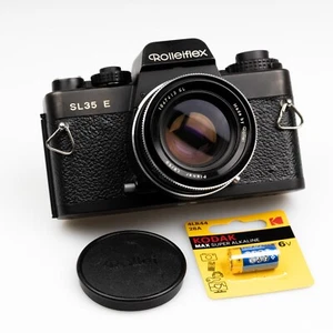 *MINT* SERVICED & TESTED Rolleiflex SL35E Rollei Film Camera 50mm 1.8 Planar SL - Picture 1 of 17