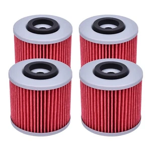 4Pack Oil Filter for Yamaha XVS1100 XVS650 XV1000 XV750 XT660 YFM700 Raptor 686 - Picture 1 of 12