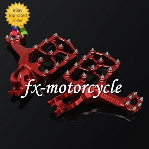 For Honda CRF450R 2002-2020 CRF450X 2005-2020 Footpeg Footrest CNC Pedals Pads - Picture 1 of 16