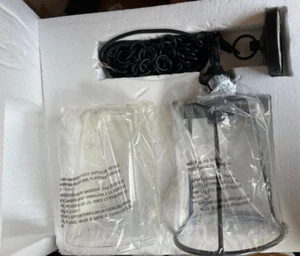 Pottery Barn Regan Framed Recycled Glass Pendant NEW - Picture 1 of 6