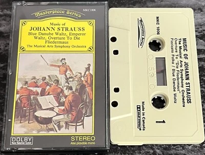Musical Arts Symphony Orchestra - Music Of Johann Strauss [Audio Cassette Tape] - Image 1 of 3