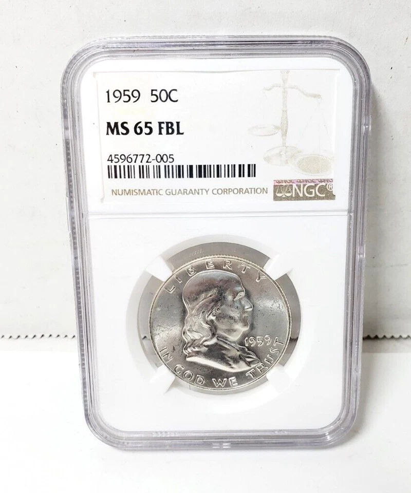 1959 50C MS 65 FBL 4596772-005 - Image 1 of 4
