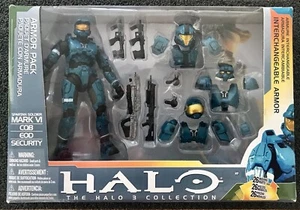 McFarlane Toys The Halo 3 Collection Teal Interchangeable Armor Pack Sealed Neu - Bild 1 von 12