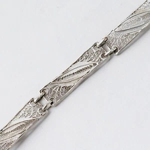 Silber Armband 20 cm Gliederarmband filigran 6,7 g - Bild 1 von 8