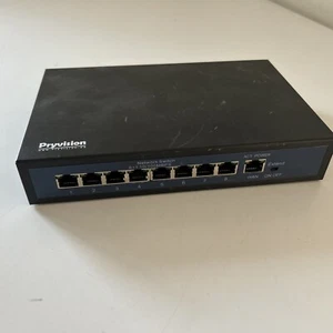 1-Gigabit  8-Kanal POE Switch für Überwachungskameras Pryvision POE 1x UP-Link - Bild 1 von 3