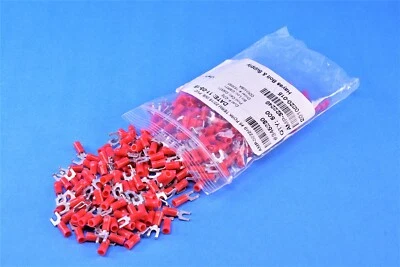 Terminales de tornillo de conectividad 500 TE 22-16 AWG Flag Spade 8-322249-1 Foto 1 de 4