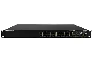 Conmutador de red Dell PowerConnect 3524 24 puertos 10/100 2 puertos Gigabit Stack - Imagen 1 de 4