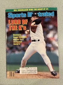 Sports Illustrated, May 12, 1986, Label, Roger Clemons, Boston Red Sox - Imagen 1 de 3
