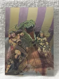 Conan II All Chrom Comic Bilder Conan der Barbar Promo-Karte 1994 - Bild 1 von 2